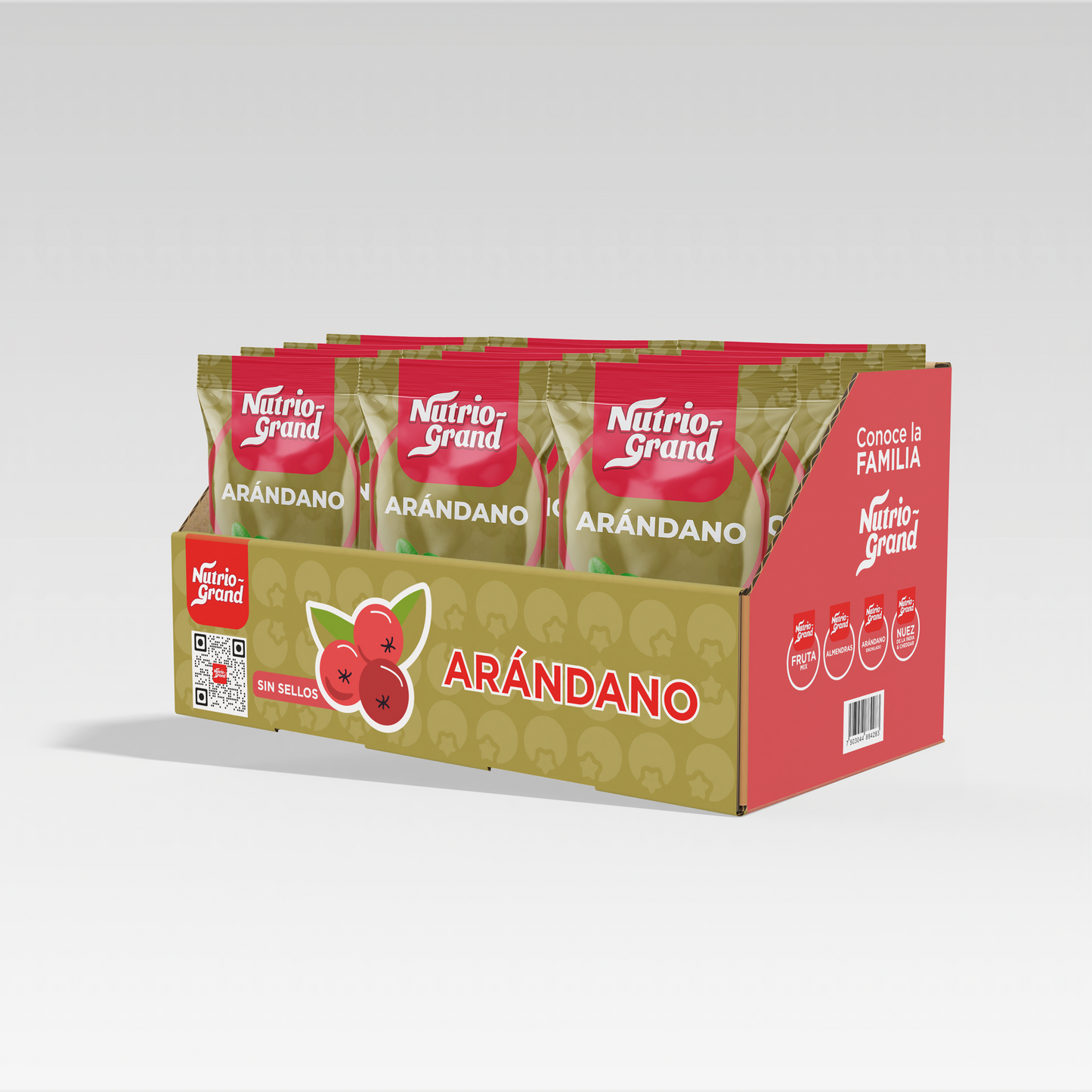 Nutrio-Grand Arándano (12 pzas)