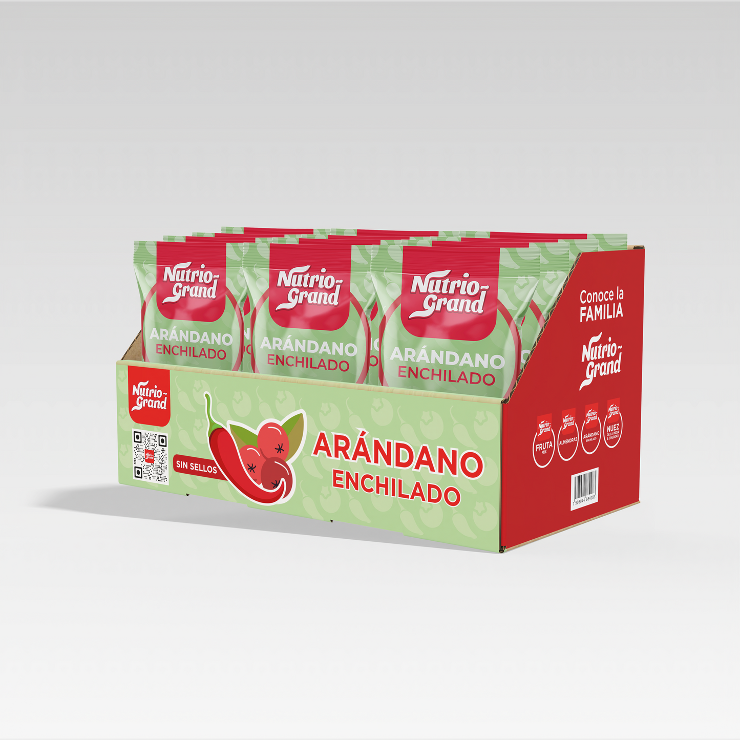 Nutrio-Grand Arándano Enchilado (12 pzas)