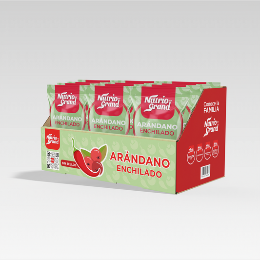 Nutrio-Grand Arándano Enchilado (12 pzas)