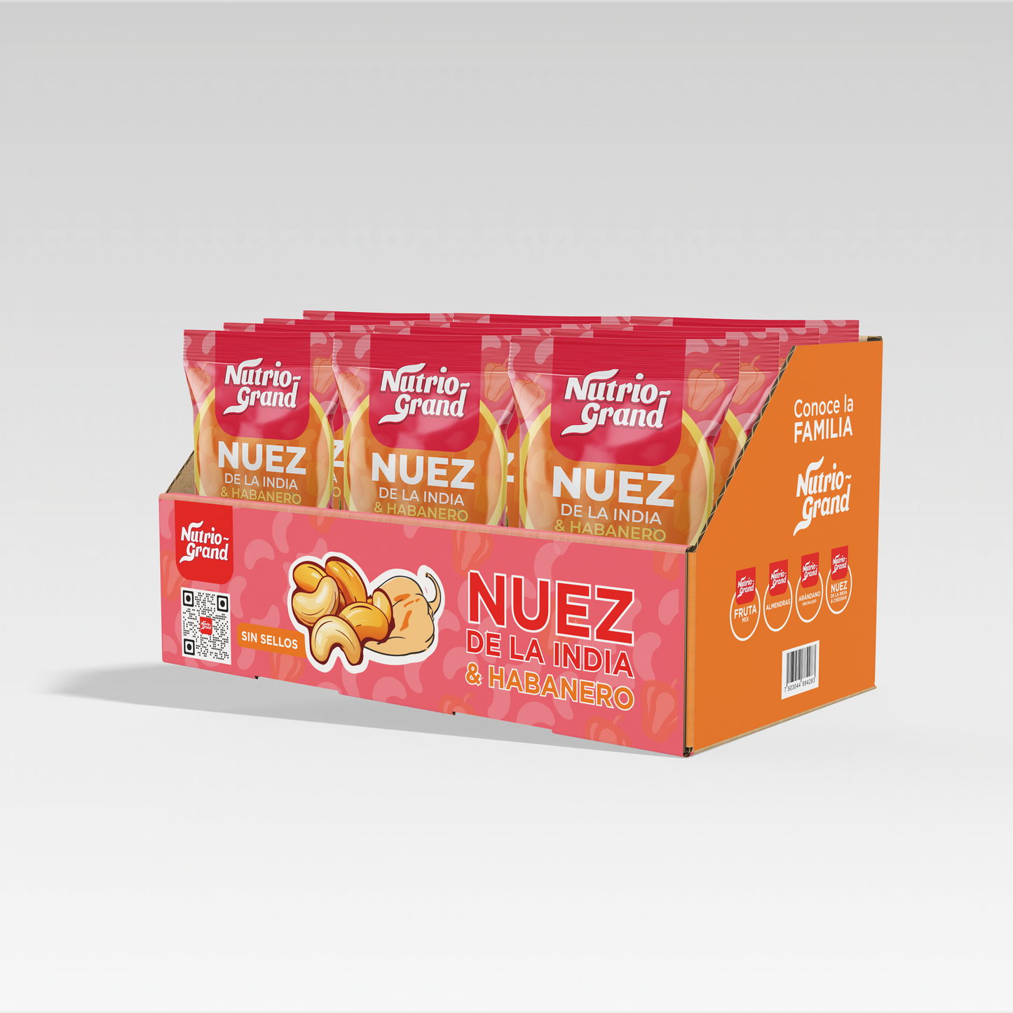 Nutrio-Grand Nuez de la India & Habanero (12 pzas)