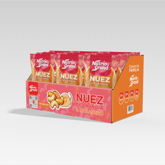 Nutrio-Grand Nuez de la India & Habanero (12 pzas)